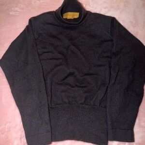 Classic Black Turtleneck Sweater
